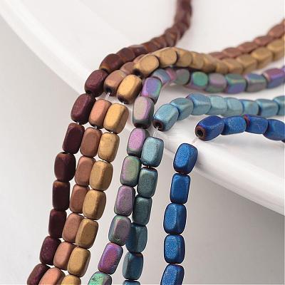 Electroplate Non-magnetic Synthetic Hematite Bead Strands G-F300-40B-F-1