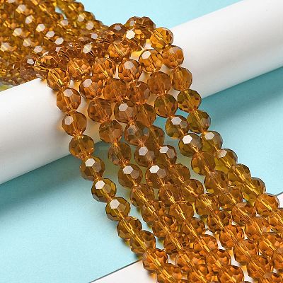 Transparent Glass Beads EGLA-A035-T10mm-D04-1