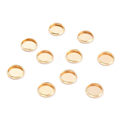 304 Stainless Steel Cabochon Settings STAS-Y001-12B-G-1
