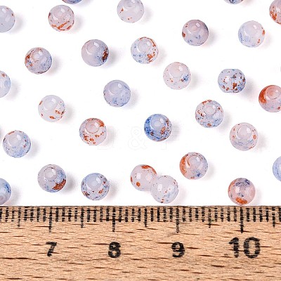 Baking Paint Glass Beads DGLA-T005-01A-12-1