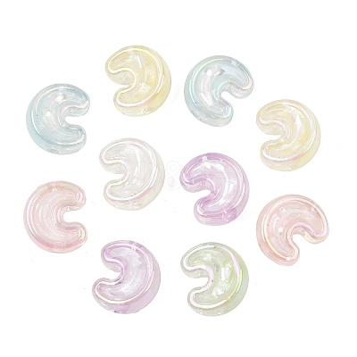 UV Plating Transparent Acrylic Beads AC-CBAAB2E-01-1
