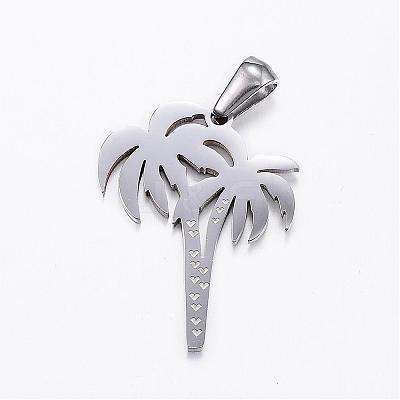 304 Stainless Steel Pendants STAS-H355-06-1