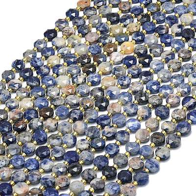 Natural Sodalite Beads Strands G-C116-A80-02-1