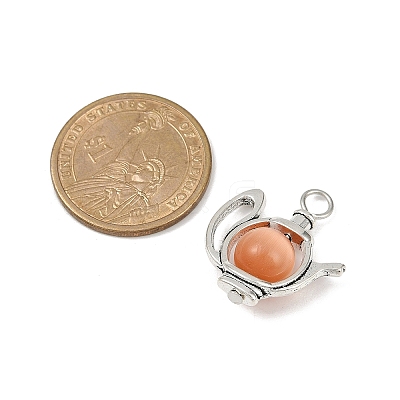 Alloy Cat Eye Pendants PALLOY-JF04105-1