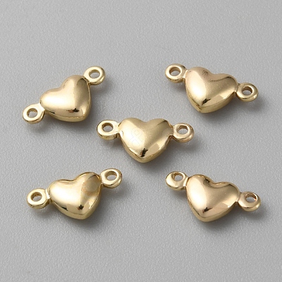 Brass Connector Charms KK-WH0066-01G-1