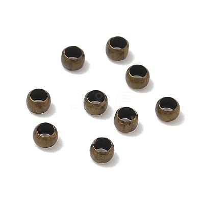 Brass Crimp Beads KK-L019-AB-NF-1
