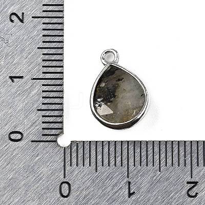 Natural Labradorite Faceted Pendants G-U019-05P-08-1