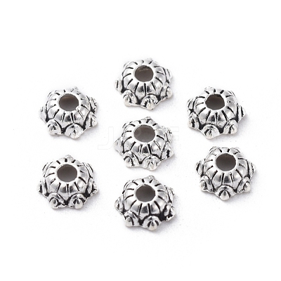 Tibetan Silver Bead Caps AA220-1