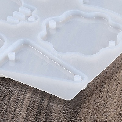 Geometric Tag Bag Keychain Silicone Mold SIMO-S001-05G-1