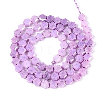 Anti-Tarnish Electroplate Glass Beads Strands GLAA-T028-6mm-02G-1