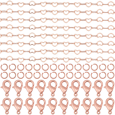 5M Brass Heart Link Chains FIND-BM0001-74-1