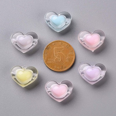Transparent Acrylic Beads TACR-S152-08A-1