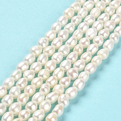 Natural Cultured Freshwater Pearl Beads Strands PEAR-E016-105-1