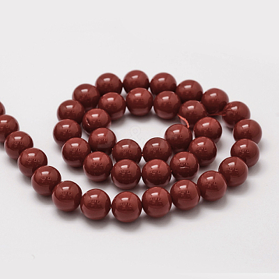 Shell Pearl Beads Strands BSHE-L026-01-14mm-1