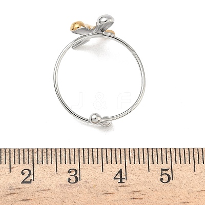 304 Stainless Steel Cuff Rings RJEW-D338-03B-GP-1