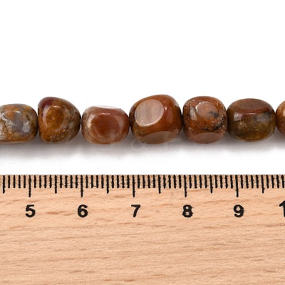 Natural Petrified Wood Beads Strands G-L621-C11-02-1