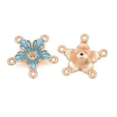 Alloy Enamel Chandelier Component Links AL-CBA8479-12KCG-03-1