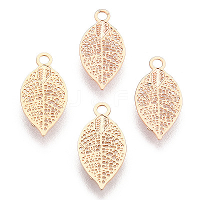 Rack Plating Brass Filigree Charms KKC-T001-45KC-1