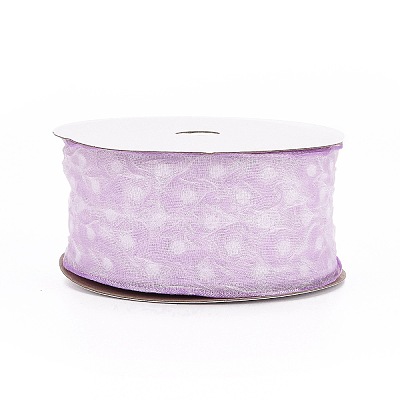 20 Yards Polyester Mesh Ribbon SRIB-P021-E01-1
