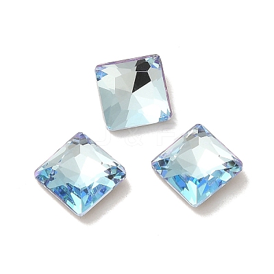 Glass Rhinestone Cabochons RGLA-P037-06B-D202-1