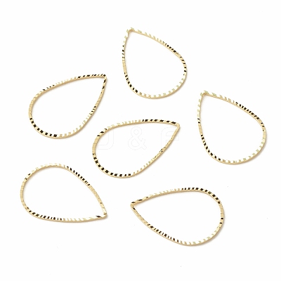 Brass Linking Rings KK-F831-017E-G-RS-1