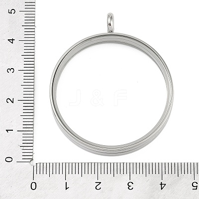 304 Stainless Stee Locket Pendants STAS-S132-16P-06-1