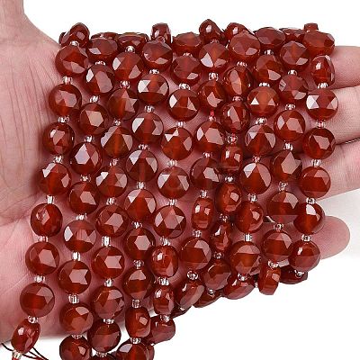 Natural Carnelian Beads Strands G-F812-C01-01-1