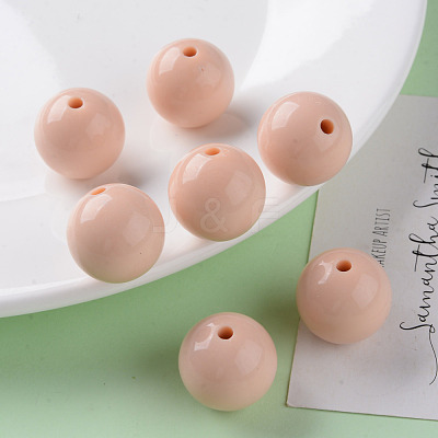 Opaque Acrylic Beads MACR-S370-C20mm-34-1