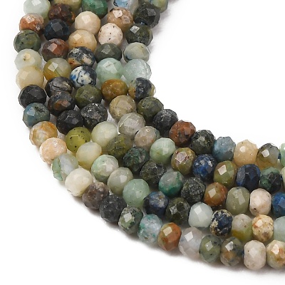 Natural Chrysocolla and Lapis Lazuli Beads Strands GG-CBA9631-C03-03A-1