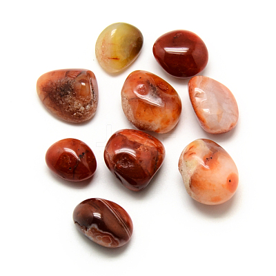 Natural Red Agate Stone Gemstone Beads X-G-S218-15-1