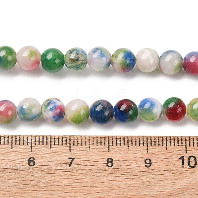 Natural Persian Jade Beads Strands G-D434-6mm-02-01-1