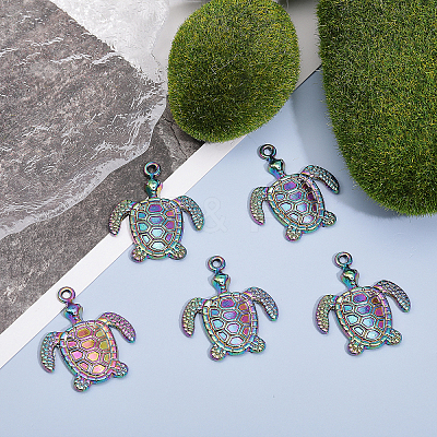 Plated Alloy Pendants FIND-CA0008-28-1