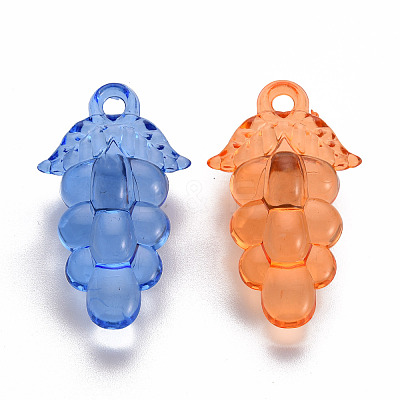 Autumn Theme Transparent Acrylic Beads TACR-S154-60B-1