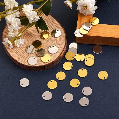 30Pcs 2 Colors Brass Charms KK-SZ0001-32-1
