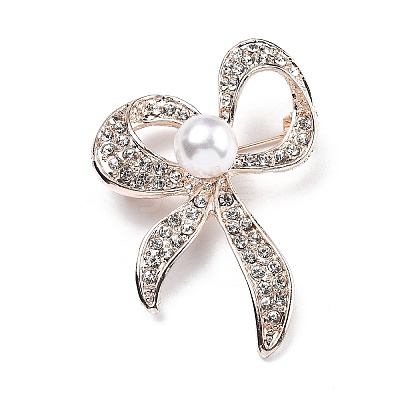 Alloy Rhinestone Brooch for Backpack Clothes JEWB-P046-05C-G-1