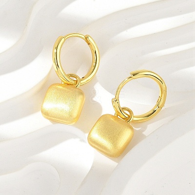 Brass Pendants Hoop Earrings EJEW-B120-08G-02-1