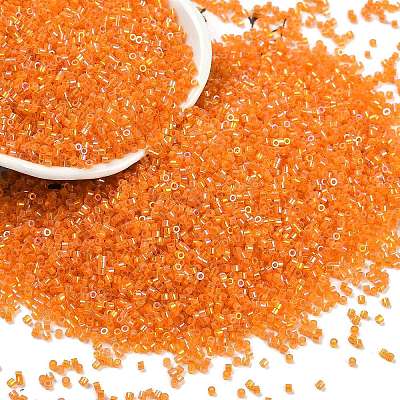 Electroplate Glass Seed Beads SEED-H003-10H-1