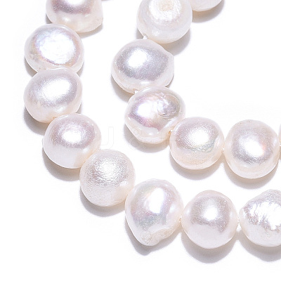 Natural Cultured Freshwater Pearl Beads Strands PEAR-N014-08E-1