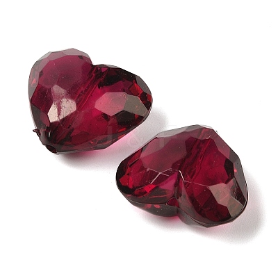 Transparent Acrylic Beads X-PL318Y-8-1