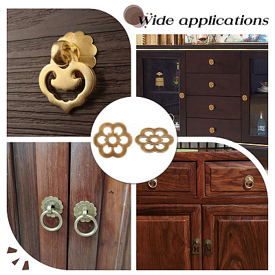 12Pcs Brass Flat Washers KK-PH0013-58AB-1