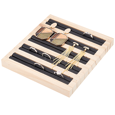 5-Slot Bamboo Ring Displays RDIS-WH0002-15A-1