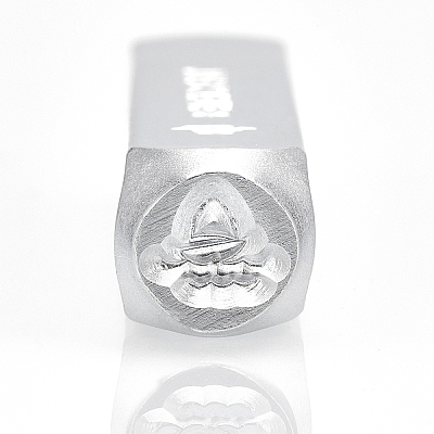 Iron Metal Stamps AJEW-BC0001-60-007-1