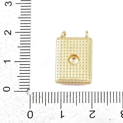 Brass Enamel Pendants KK-L251-01G-D-1