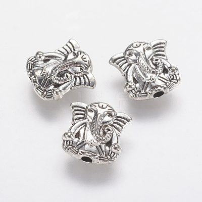 Tibetan Style Alloy Beads X-PALLOY-F202-27AS-1