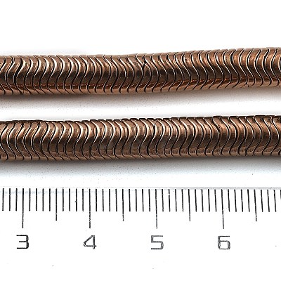 Electroplated Synthetic Non-magnetic Hematite Beads Strands G-B132-A01-01A-1