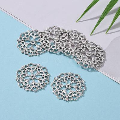 Tibetan Style Filigree Joiners Links TIBE-A11623-AS-FF-1