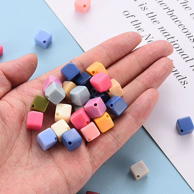 Opaque Acrylic Beads MACR-S373-13A-1