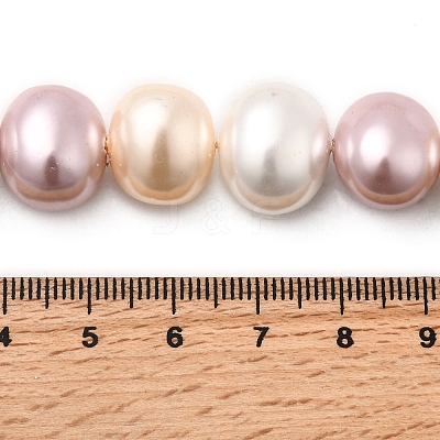Shell Pearl Beads Strands BSHE-F013-01Q-1