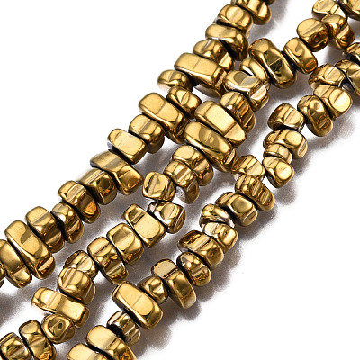 Electroplate Non-magnetic Synthetic Hematite Beads Strands X-G-T061-102L-1