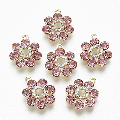 Golden Plated Alloy Pendants X-PALLOY-N154-02D-1
